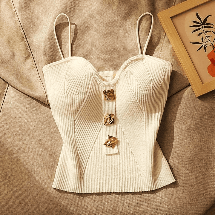 Geripptes Vogue | Top für moderne Outfits mit Statement-Charakter