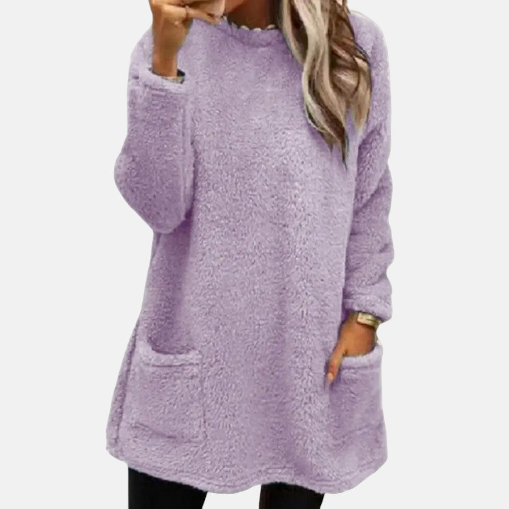 Johanna | Eleganter Damen Pullover in Midilänge