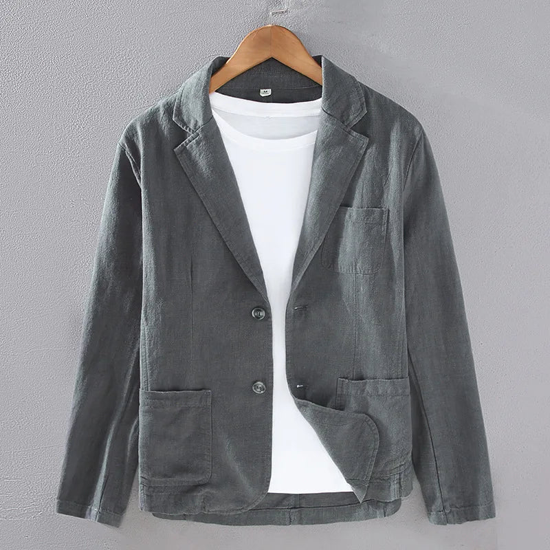 Ben | Jacke aus Baumwolle-Leinen-Mix für Männer