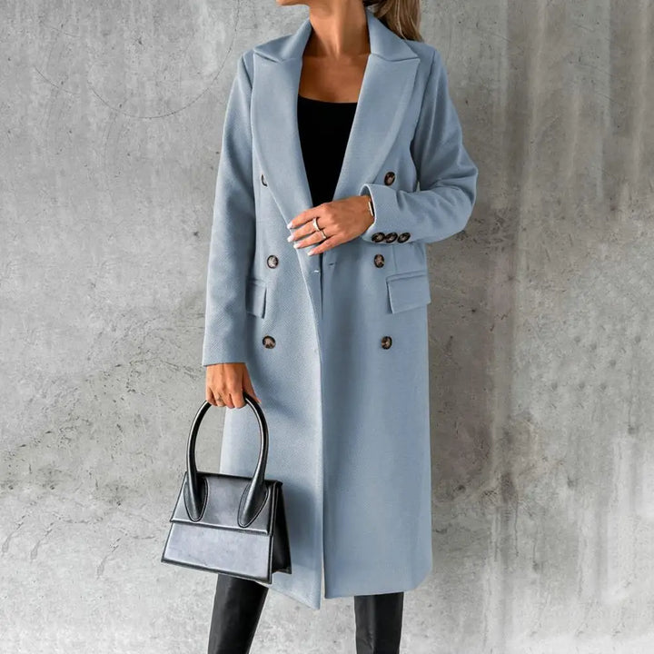 Christiane | Langer Mantel mit elegantem Look