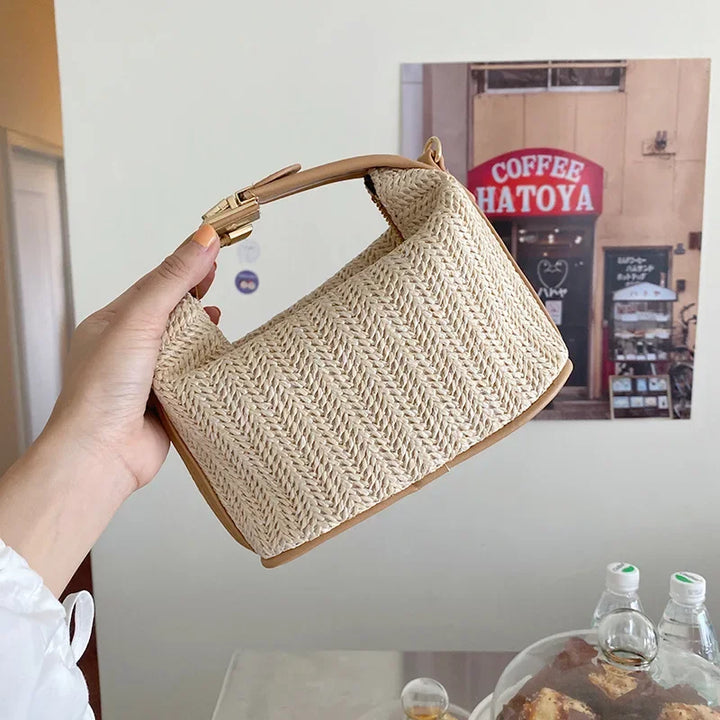 Rosalia | Geflochtene Beuteltasche mit Stil