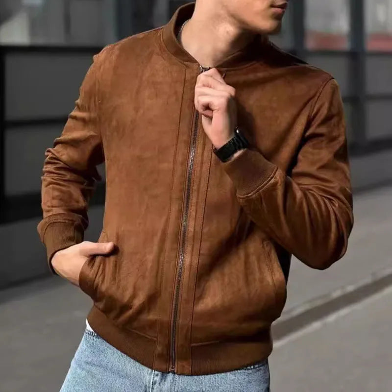 Envoli | Lässige Wildlederjacke im modernen Stil