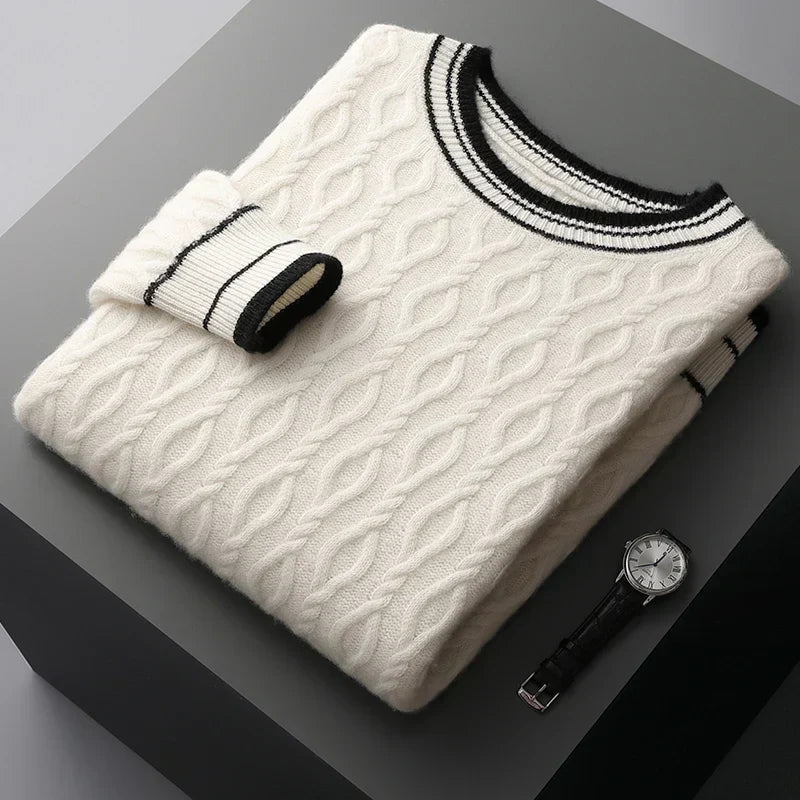 David | Stilvoller Herren Kaschmirpullover warm