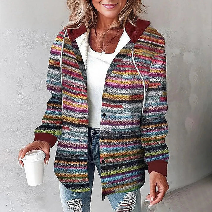 Martina | Wärmende Herbstjacke mit Stehkragen