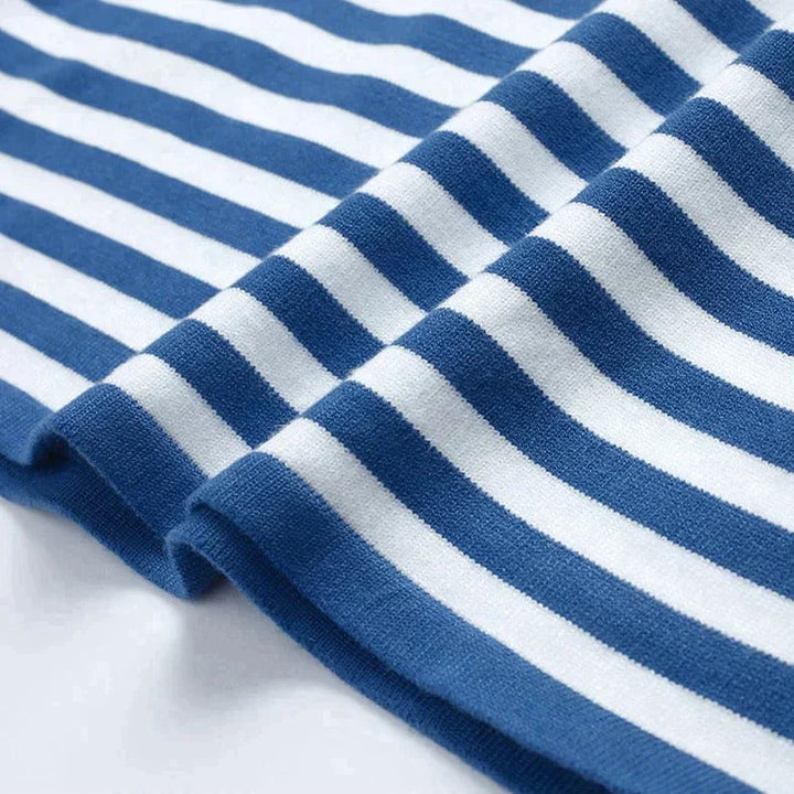 Elegantes gestreiftes T-Shirt | Sommerlich  Leichter Stoff