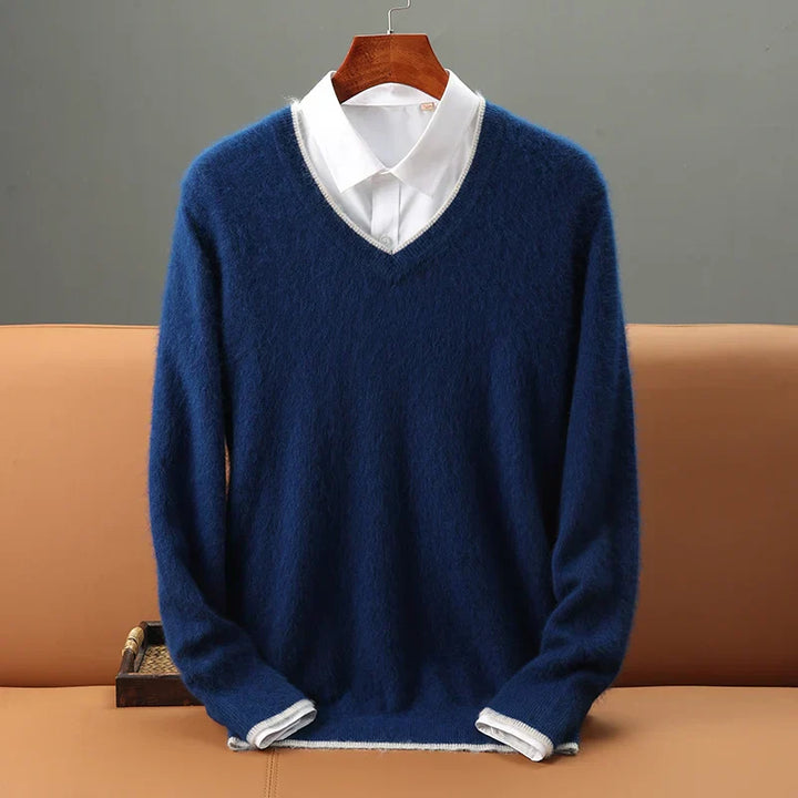 Herno | Warmer Kaschmirpullover mit Nerzanteil
