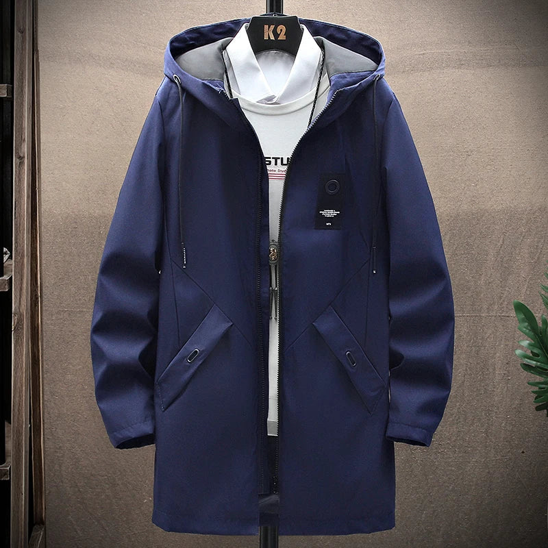 ModeBecker | Lange Kapuzenjacke im Trenddesign