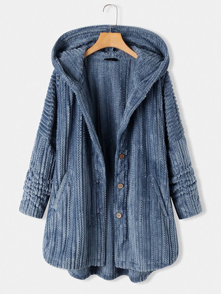 Luisa | Stilvoller Wintermantel mit Reversdesign