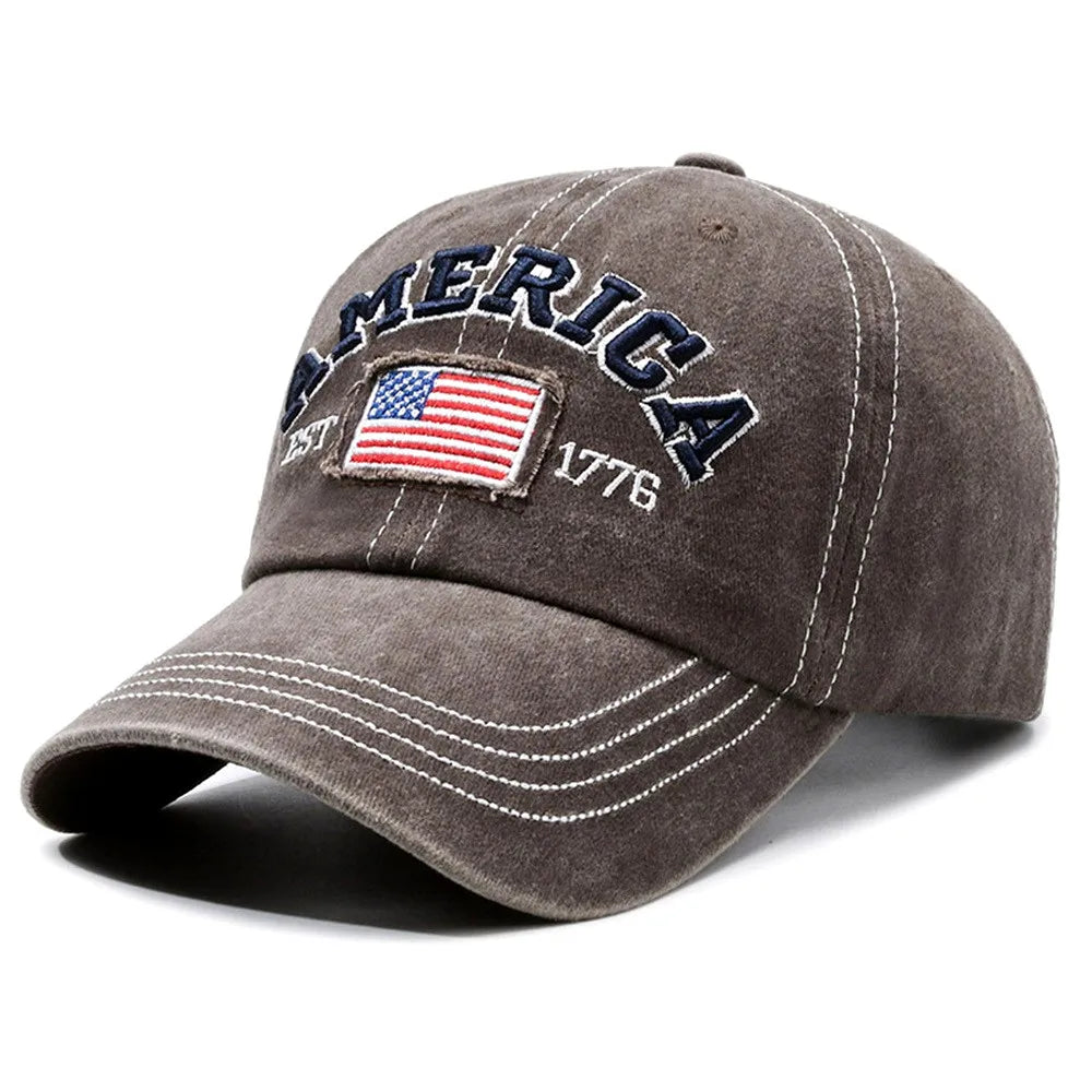 1776 | Klassische Denim-Baseballkappe Unisex