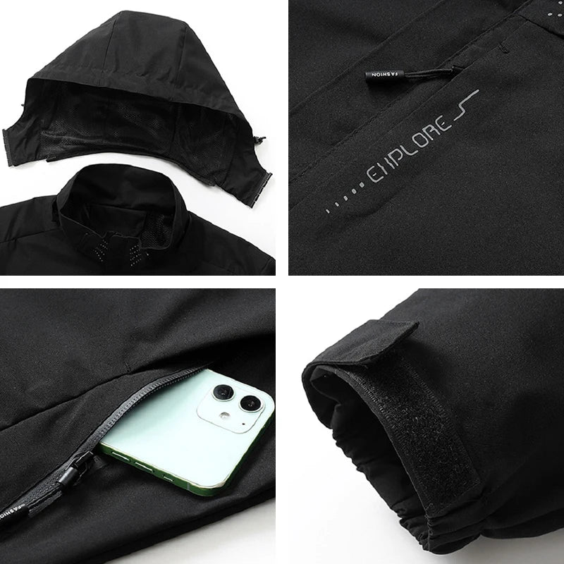 Tibbe | Winddichte Jacke mit sportlichem Design