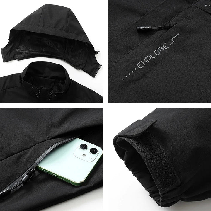 Tibbe | Winddichte Jacke mit sportlichem Design