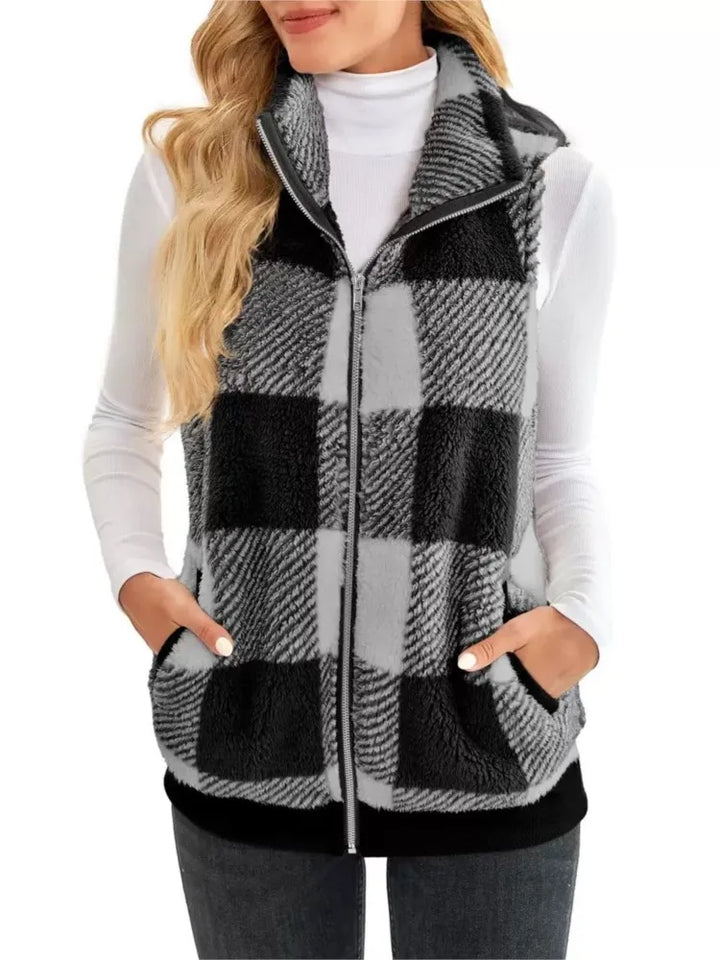 Nina | Ärmellose Strickjacke für Damenmode
