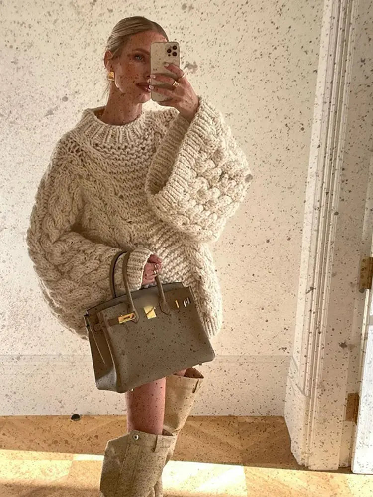 Oversized | Bequemer Strickpullover für den Alltag