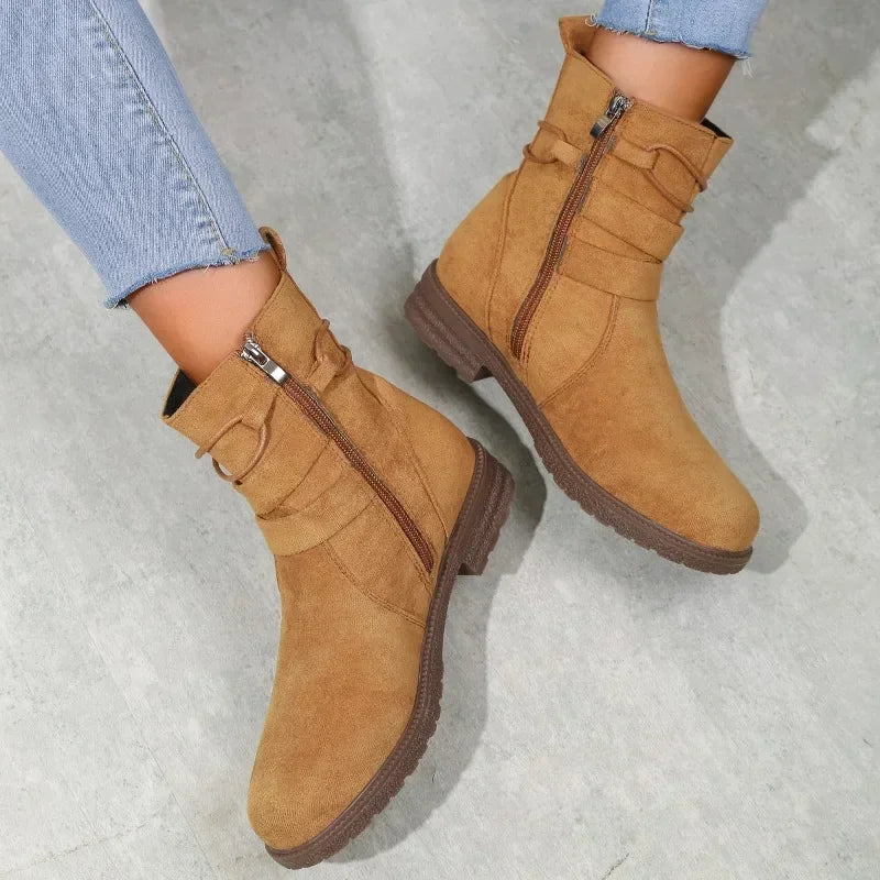 Nova | Herbststiefel mit niedrigem Absatz – bequem & schick