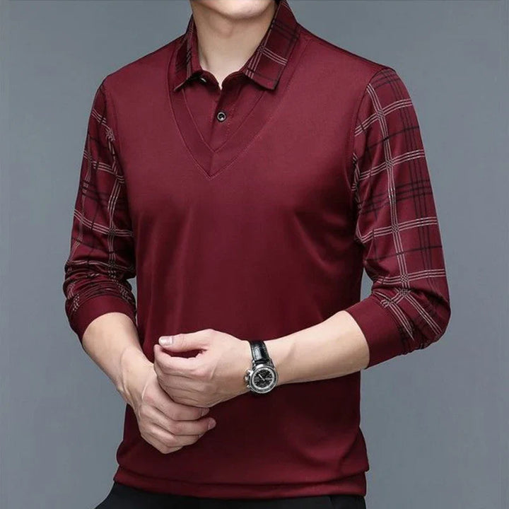 Montgomery | Langärmeliges Herren-Poloshirt mit Stil