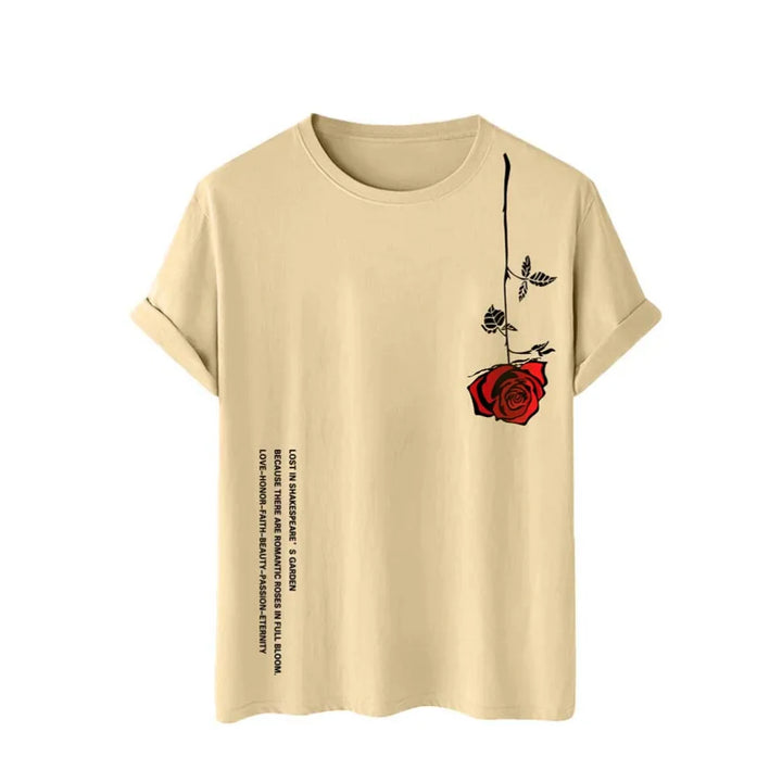 Grafik-T-Shirt LaRose" für Männer mit kreativem Print