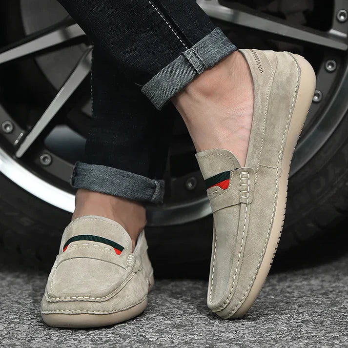GENOVA ECHTE WILDLEDER LOAFERS für stilvolle City-Ausflüge