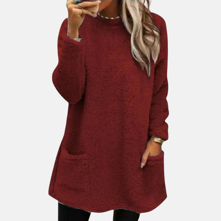 Johanna | Eleganter Damen Pullover in Midilänge