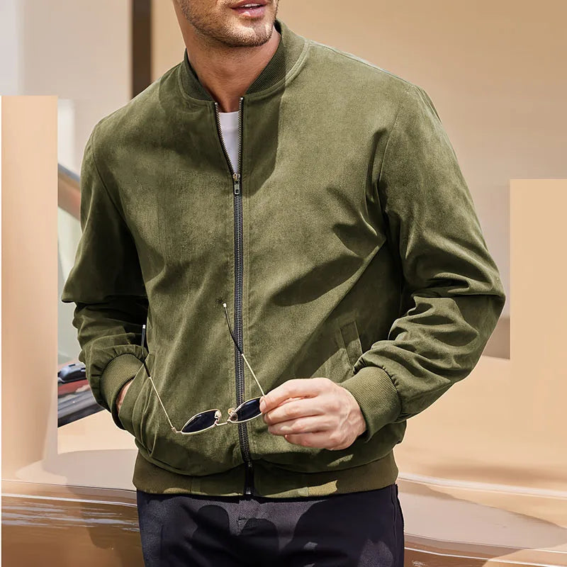 Envoli | Lässige Wildlederjacke im modernen Stil