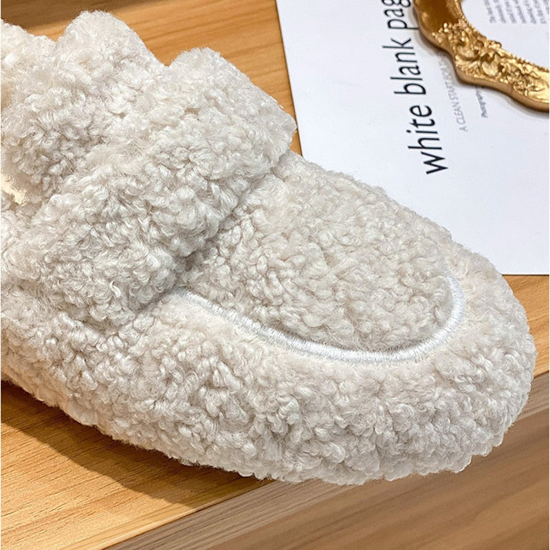 Mara | Plüsch Hausschuhe Schuhe mit süßem Design