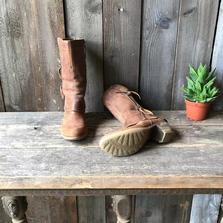 Greta | Zeitlose Lederstiefel für Alltag und Freizeit
