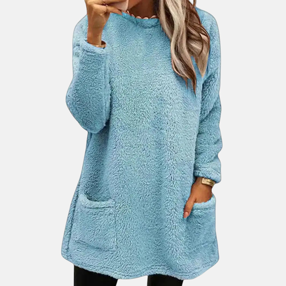 Johanna | Eleganter Damen Pullover in Midilänge
