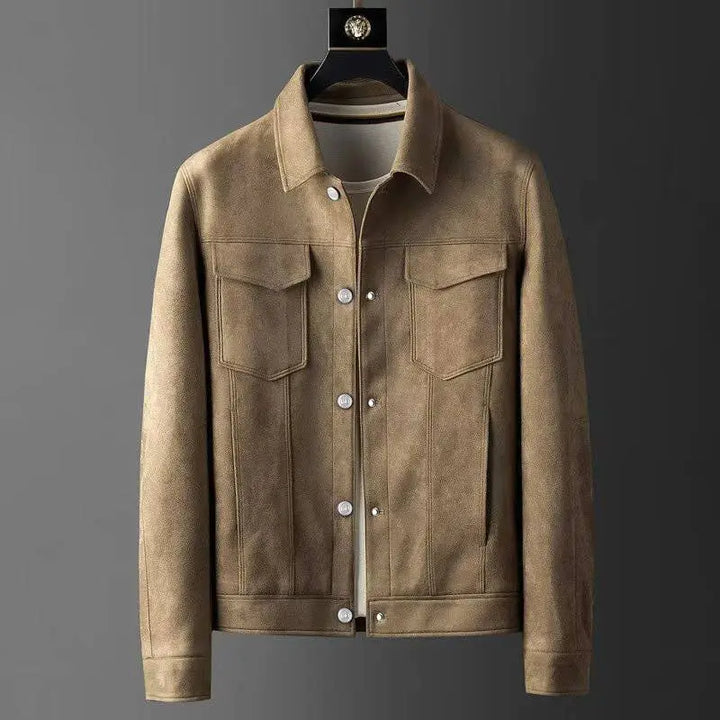 MATIJA | Wildlederjacke für kühle Abende mit Stil und Komfort