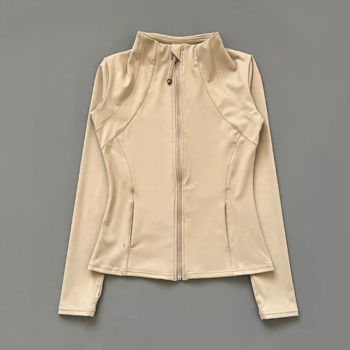 Maelis | Fitnessjacke für Frauen mit Reißverschluss