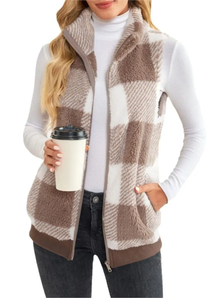 Nina | Ärmellose Strickjacke für Damenmode
