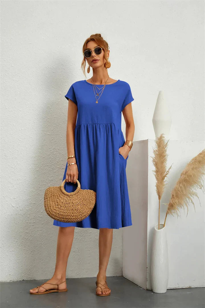 Sol | Elegantes Kleid für festliche Anlässe mit sommerlicher Leichtigkeit