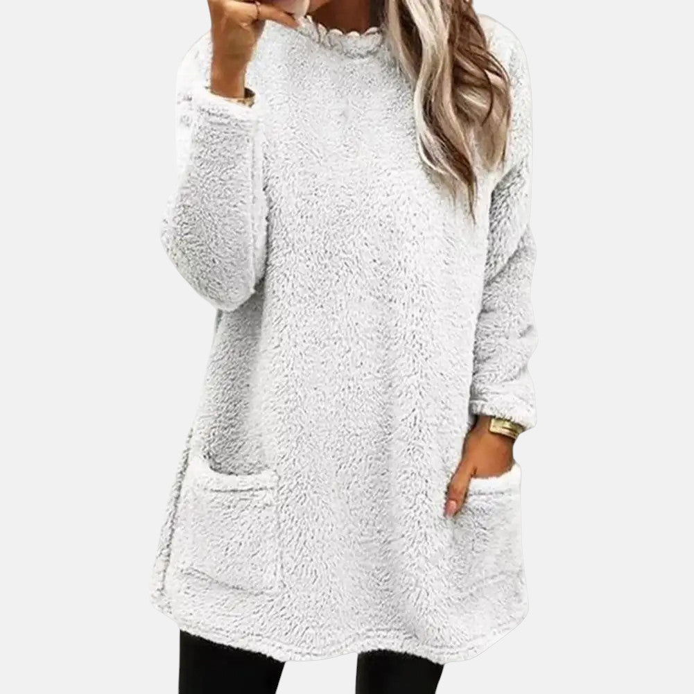 Johanna | Eleganter Damen Pullover in Midilänge