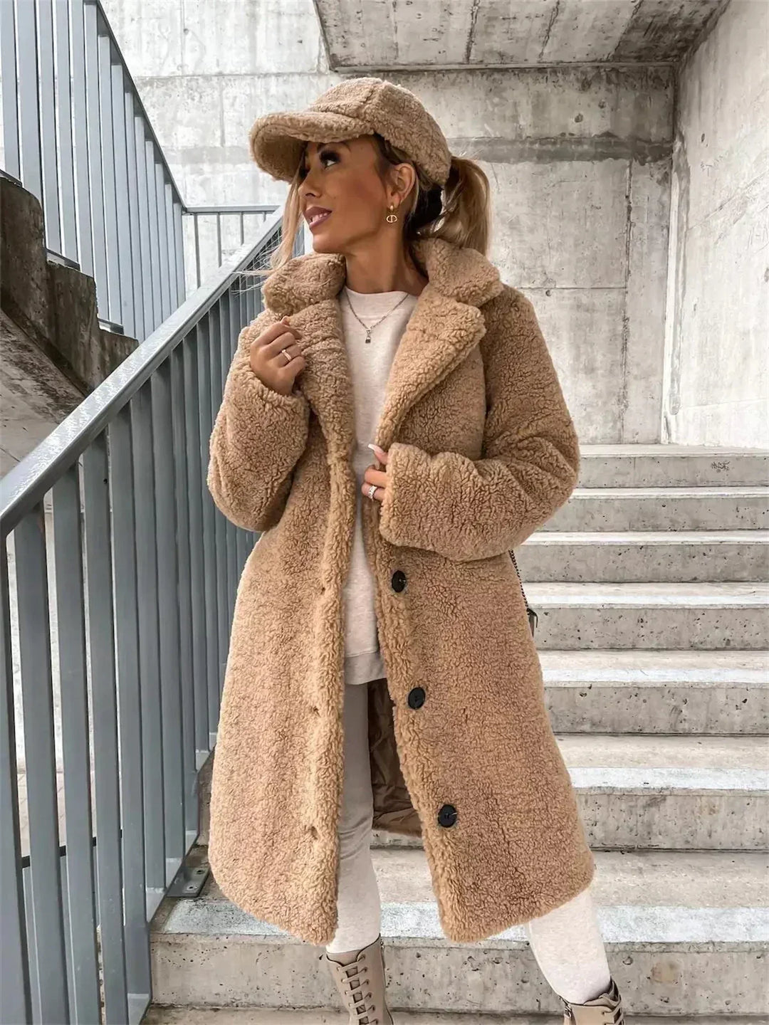 Emma | Cozy Teddy Jacke für entspannte Outfits