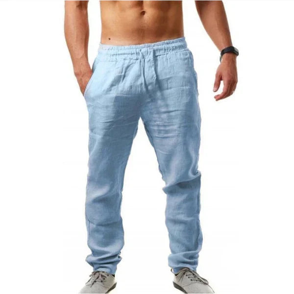 Mathijs | Stylische Leinenhose für luftige Eleganz im Sommer