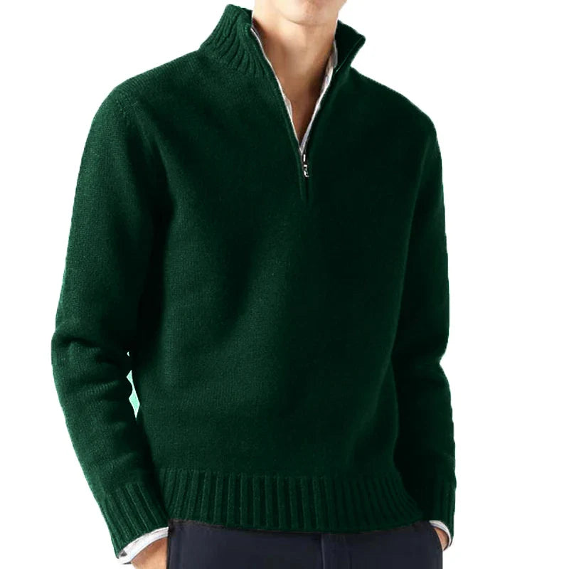 Lennart | Strick-Hoodie mit Reißverschluss