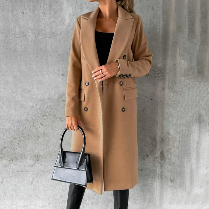 Christiane | Langer Mantel mit elegantem Look