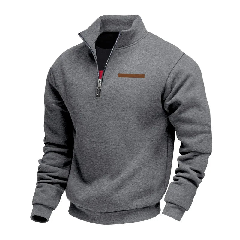 Lukas | Moderner Half-Zip Pullover aus weichem Fleece