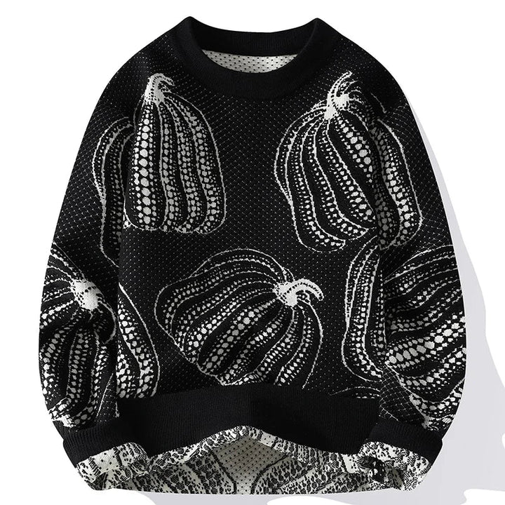 Harvest | Bestickter Pullover mit Natur-Motiv