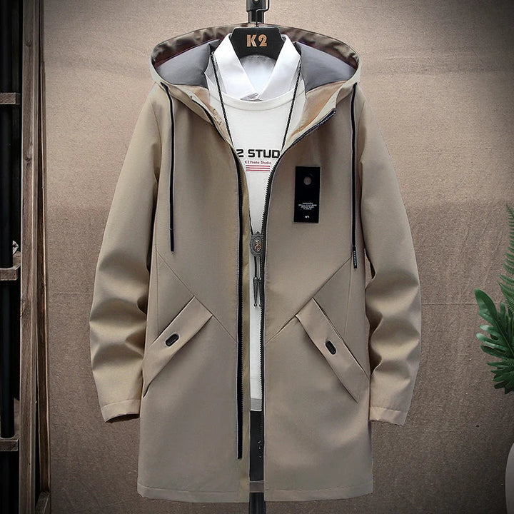 ModeBecker | Lange Kapuzenjacke im Trenddesign