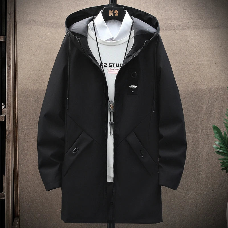 ModeBecker | Lange Kapuzenjacke im Trenddesign