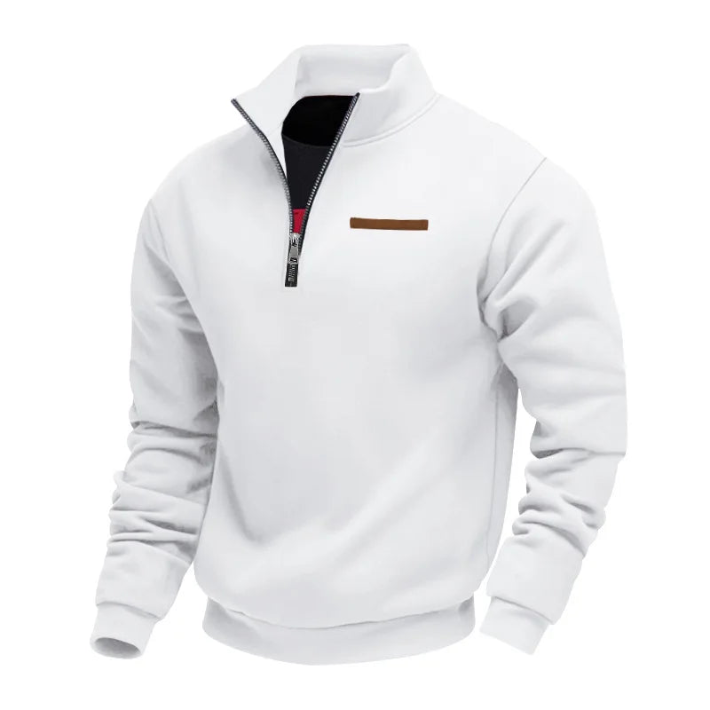 Lukas | Moderner Half-Zip Pullover aus weichem Fleece
