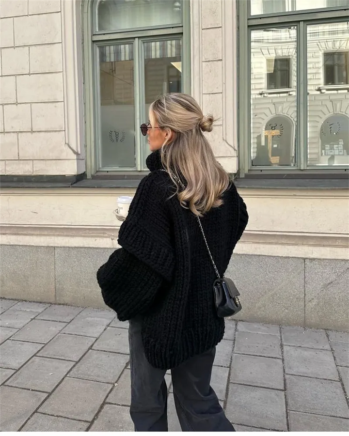 Übergroßer Pullover mit weichem Stoffmaterial