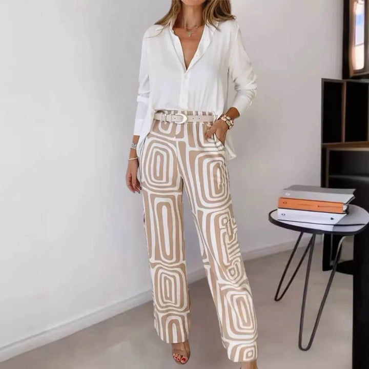 Marlene | Stilvolles Damen Set aus Bluse & Hose