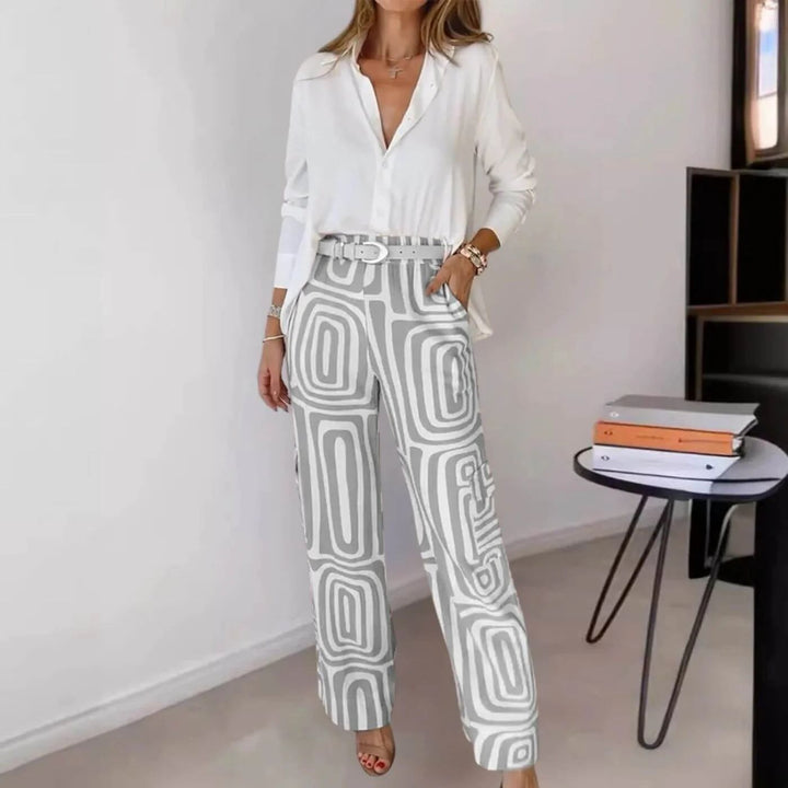 Marlene | Stilvolles Damen Set aus Bluse & Hose