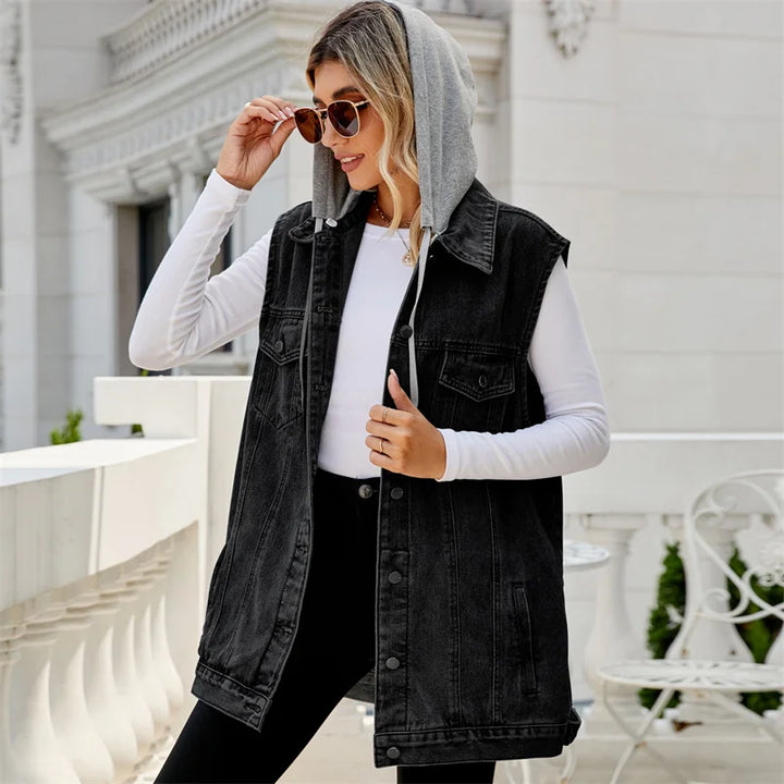 Juno | Klassische Jeansweste für den Übergang