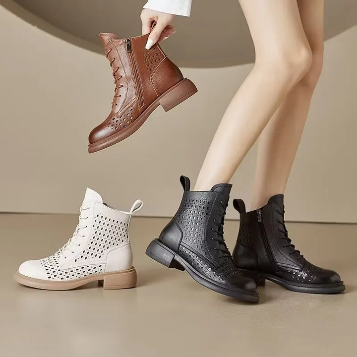 Modische Hohlstiefel mit bequemer Passform für Damen