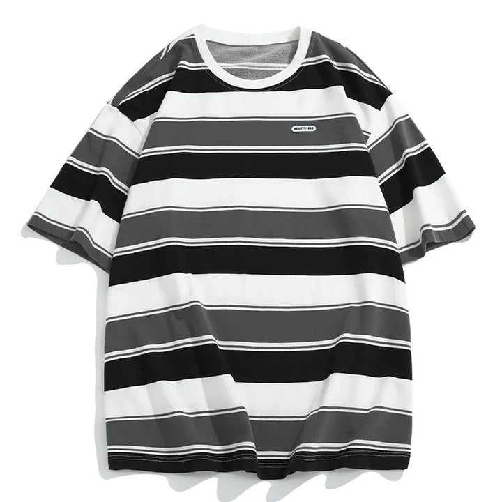 Grandeur Streifen | T-Shirt im modernen Oversize-Look