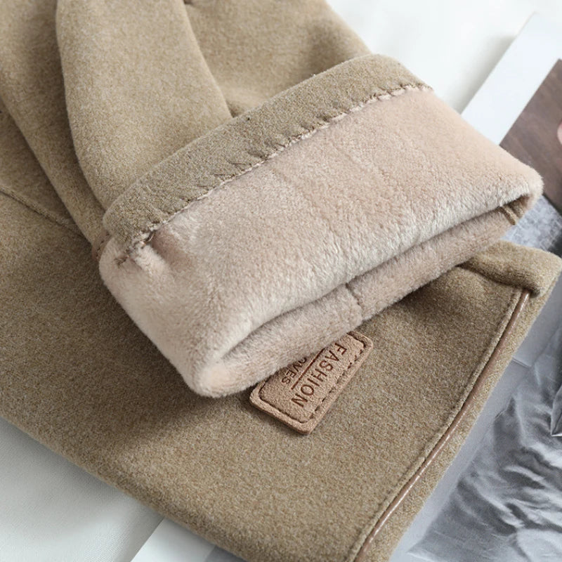 Luca’s | Touchscreen-Handschuhe mit Wildlederoptik