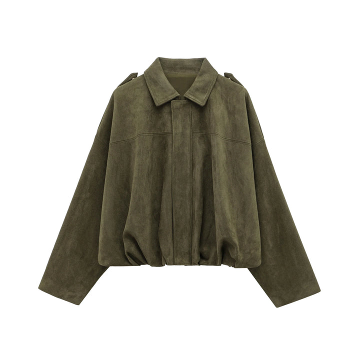 Mia | Elegante Wildleder Bomberjacke Damen für City-Looks
