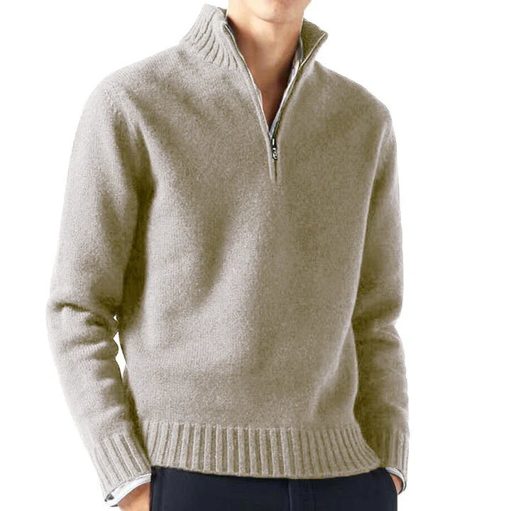 Lennart | Strick-Hoodie mit Reißverschluss