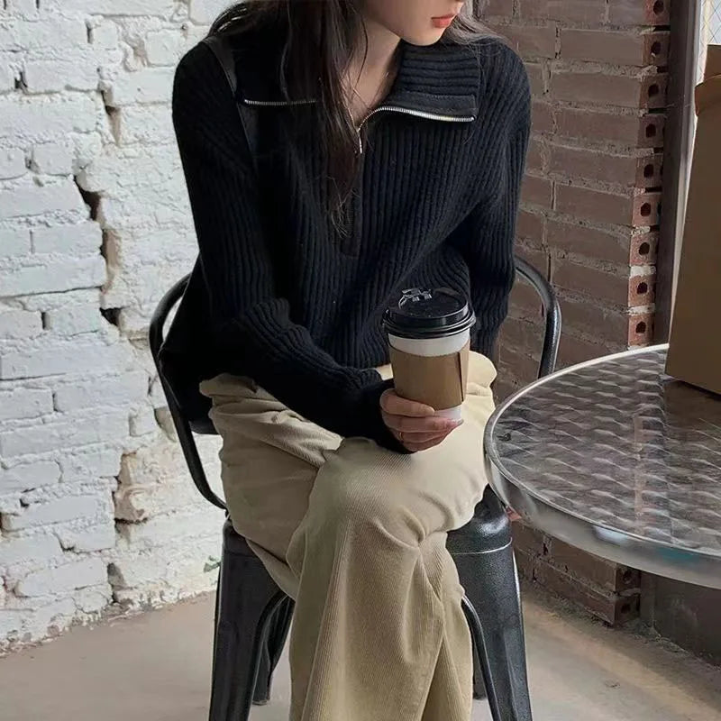 Sana | Pullover mit Reißverschluss im Casual-Stil